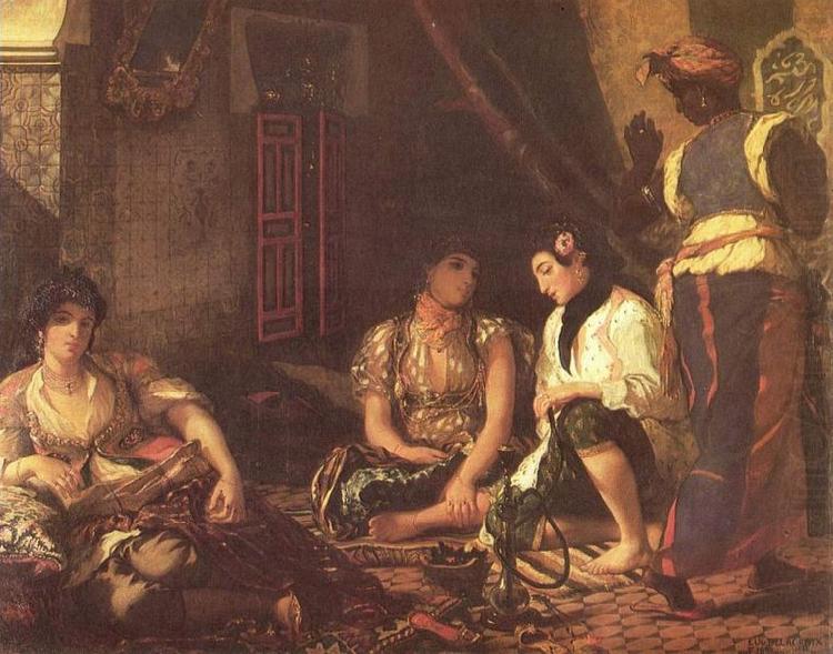 Eugene Delacroix Frauen von Algier china oil painting image